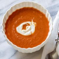 Orange-Scented Chilled Tomato Soup_image