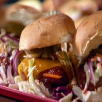 Brooklyn Chili Burgers with Smoky Barbecue Sauce with Oil and Vinegar Slaw_image
