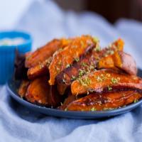 Sweet Potato Fries With Cinnamon and Maple Syrup (Light)_image