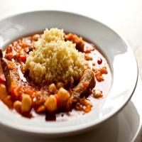 Couscous With Tomatoes, Okra and Chickpeas_image