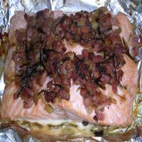 Baked Salmon With Tarragon and Bacon image