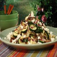 Grilled New Potatoes and Zucchini with Radicchio, Goat Cheese and Aged Sherry Vinaigrette_image