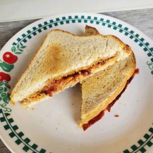 Peanut Butter, Bacon and Honey Sandwich image