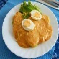 Peruvian Spicy Creamed Chicken - Aji de Gallina image