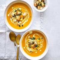 Creamy carrot soup image