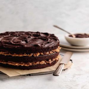 Decadent German Chocolate Cake - Yoga of Cooking_image