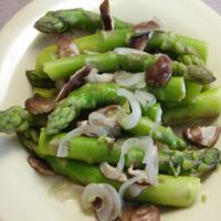 Asparagus with Mushrooms--Fat-free and delicious!_image