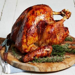 Roast Turkey with Chipotle-Maple Butter image