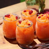Red Apricot and Sparkling Wine Granita image