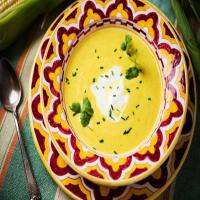Indian-Spiced Corn Soup With Yogurt image
