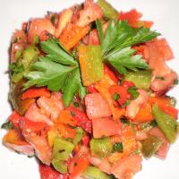 Moroccan Tomato and Capsicum Salad image