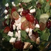 Romaine, Feta and Grape Salad image