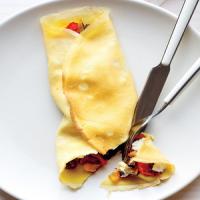 Crepes with Vegetables and Goat Cheese image