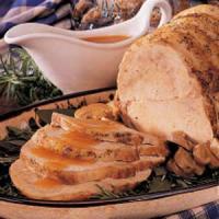 Herbed Pork Roast with Onions and Mushrooms_image