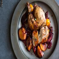 Roast Chickens With Plums image