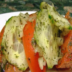 Dilled Cucumber and Tomato Salad image