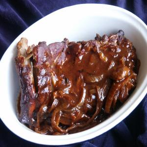 Crock Pot Ribs With Homemade BBQ Sauce_image