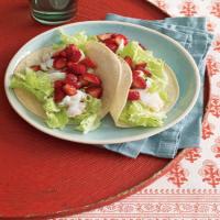 Fish Tacos with Strawberry Salsa image