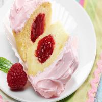 Raspberry-Filled Cupcakes image