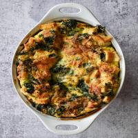 Spinach & Cheese Strata_image