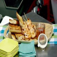 Grilled Salt and Pepper Shrimp with Tomato Horseradish Sauce with Lime Juice_image