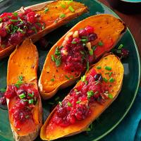 Cranberry-Walnut Sweet Potatoes image