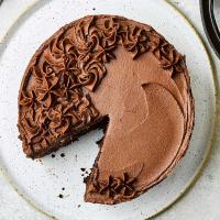 Gluten-free chocolate cake_image