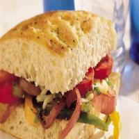 Veggie Focaccia Sandwiches image