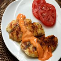 Baked Tilapia With Roasted Red Pepper Mayonnaise_image
