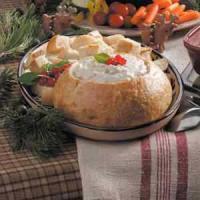 Clam Fondue in a Bread Bowl_image