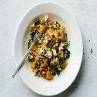 Farro Salad With Beets, Greens and Feta_image