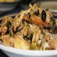 Pan Seared Fish With Mushrooms and Scallions_image