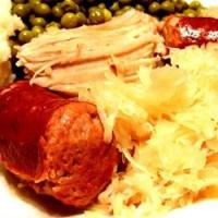 Pork Roast with Sauerkraut and Kielbasa_image
