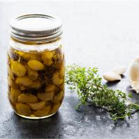 Simple Garlic Confit with Herbs_image
