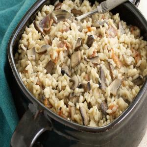 Oven-Baked Mushroom & Bacon Risotto_image
