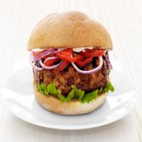 Manchego-Stuffed Pork Burgers image