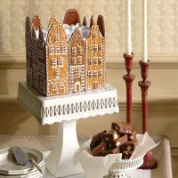 Gingerbread Town-Square Cake image