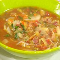 BLT and P (Bacon, Leek, Tomato and Potato) Soup - Rachael Ray Recipe - (4.4/5) image