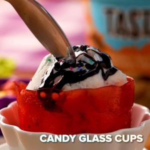 Candy Glass Ice Cream Cups Recipe by Tasty_image