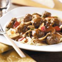 Meatballs with Pepper Sauce image