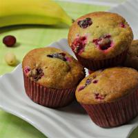 Edna's Banana Cranberry Muffins_image