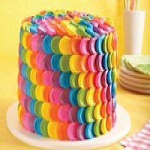 Rainbow Petal Cake_image