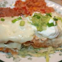 Easy White Chicken Enchiladas image