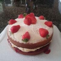 Moist and Fluffy Strawberry & Buttercream Sponge Cake - Best Ever Recipe image