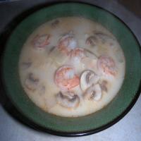 Tom Kha (Coconut Soup) With Shrimp, Easy_image