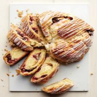 Yeasted Cheese-and-Sour-Cherry Coffee Cake_image