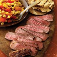 Grilled Southwest Steaks with Sunset Salad image