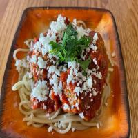 Mexican Spaghetti & Meatballs image