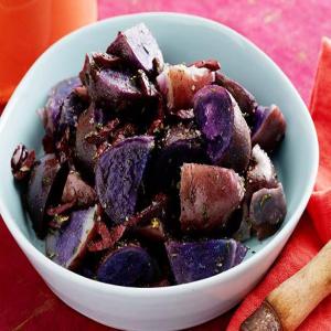 Purple Potatoes with Rosemary and Olives image
