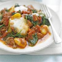 Gnocchi bolognese with spinach image